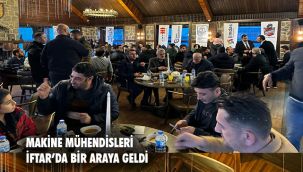 Mühendisler Odası Erzurum Şubesi İftar programı düzenledi 