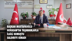 Mustafaoğlu'ndan sükunet çağrısı 