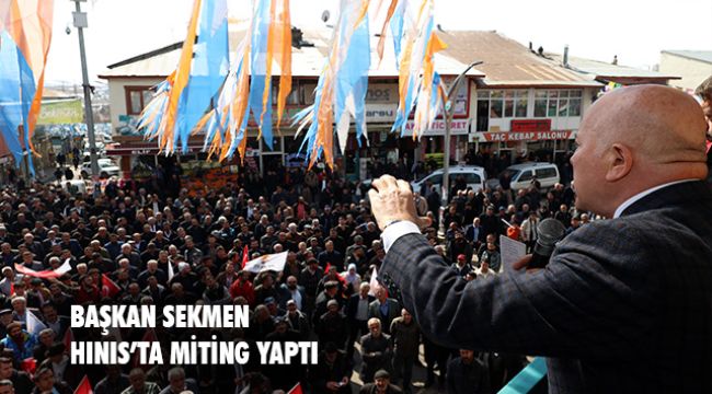 Sekmen'in yeni durağı Hınıs oldu