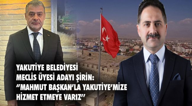 Siyaset yapmaya değil, Mahmut Başkan ile Yakutiye&#039;mize hizmet etmeye hazırız