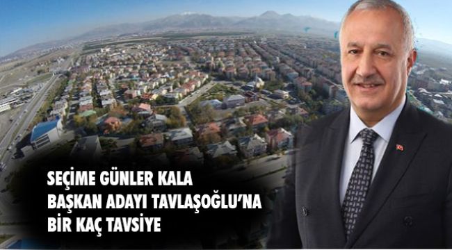 Tavlaşoğlu&#039;na bir kaç tavsiye..