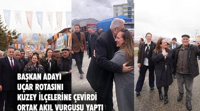 Büyükşehir Adayı  Canan Uçar bu kez kuzey ilçelerinde