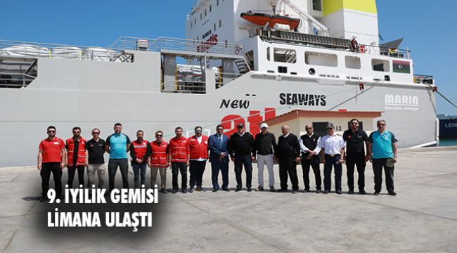 9. İyilik Gemisi Mısır’a ulaştı, yardımlar Gazze yolunda