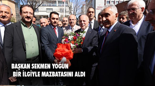 Başkan Sekmen Mazbatasını aldı