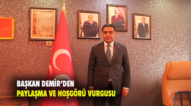 &#039;&#039;Bayramlar birlik, beraberlik ve paylaşmak demektir&#039;&#039;