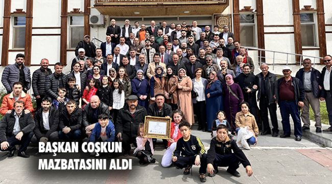 İspir Belediye Başkanı Ahmet Coşkun Mazbatasını Aldı
