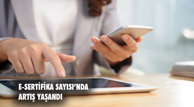 Mobil imza son çeyrekte yüzde 3,7 arttı