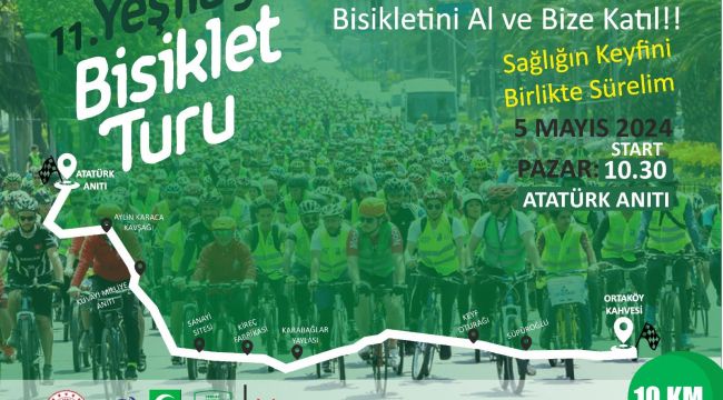 Muğla'da 11. Yeşilay Bisiklet Turu 5 Mayıs'ta düzenlenecek