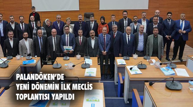 Palandöken&#039;de ilk meclis gerçekleşti