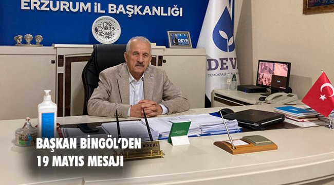 &#039;&#039;19 Mayıs Atatürk’ü Anma, Gençlik ve Spor Bayramı’mız kutlu olsun!”