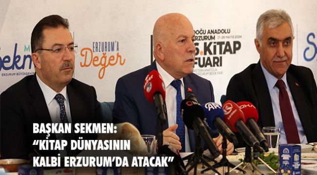 Doğu Anadolu Erzurum 6. Kitap Fuarı 17 Mayıs&#039;ta