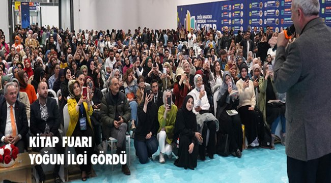 DOĞU ANADOLU ERZURUM 6. KİTAP FUARI YOĞUN İLGİ GÖRDÜ