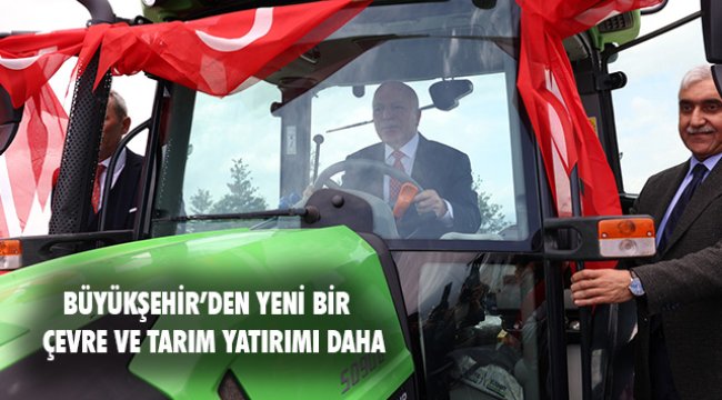 KATI ATIK TRANSFER ARAÇLARI VE 3. TARIM MAKİNALARI PARKI’NIN AÇILIŞI YAPILDI