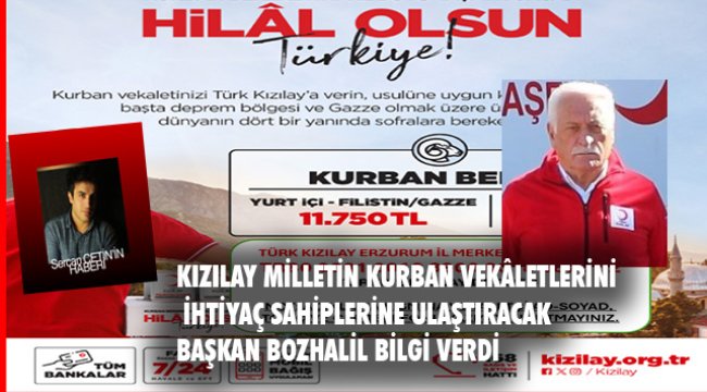 &quot;Kurban Bereketini Yıl Boyu Yaşatıyorsan Hilal Olsun Türkiye&quot;