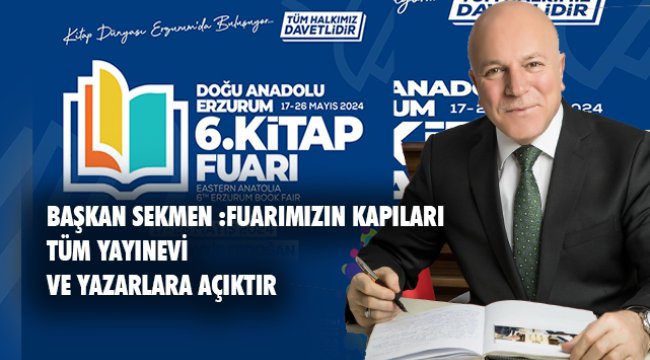 Sekmen&#039;den Kitap Fuarı&#039;na davet