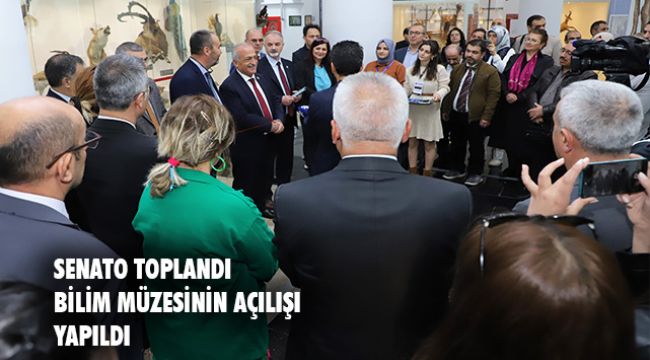 SENATO VE YÖNETİM KURULU TOPLANTISI, BİYOÇEŞİTLİLİK UYGULAMA VE ARAŞTIRMA MERKEZİNDE YAPILDI