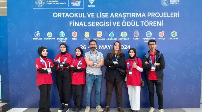 TÜBİTAK TÜRKİYE FİNALİNDE BÜYÜK BAŞARI
