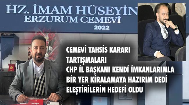 Erzurum&#039;da Cemevi Tahsis Kararı Tartışması