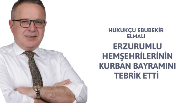 &#039;&#039;KURBAN BAYRAMINIZI TEBRİK EDİYORUM &#039;&#039;