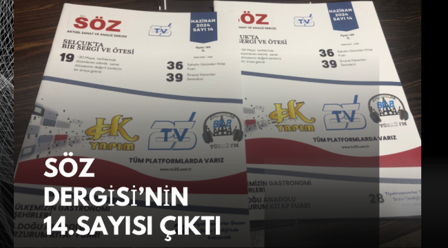 Şehri Söz Dergisi, 14. sayısını okurlarıyla buluşturdu