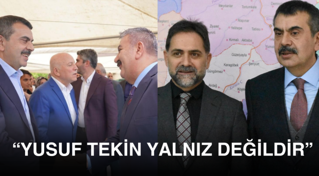 Bakan Tekin&#039;e Destek Çığ Gibi Büyüyor