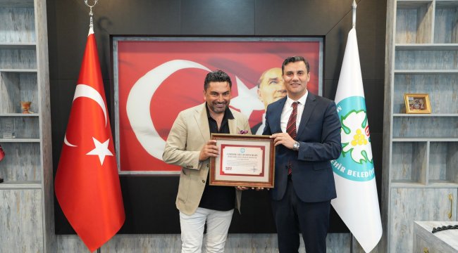 Çağrı Kanver’e Fahri Hemşehrilik Unvanı Verildi