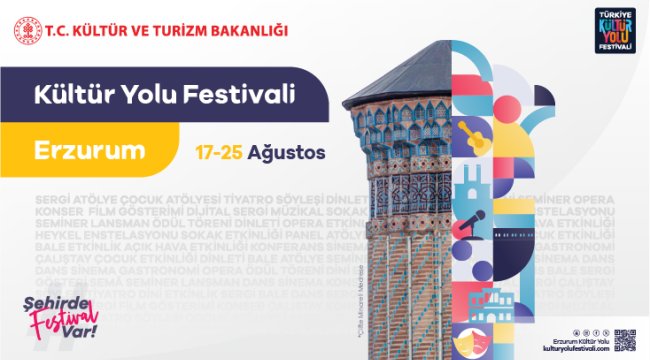 Erzurum Kültür Yolu Festivali Başlıyor