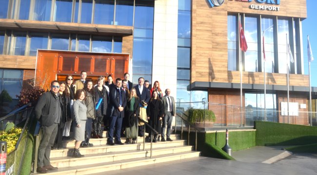 AB Ticaret Müşavirleri Gemlik’e geldi