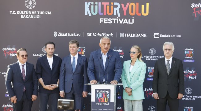 Antalya Kültür Yolu Festivali tüm coşkusuyla başladı