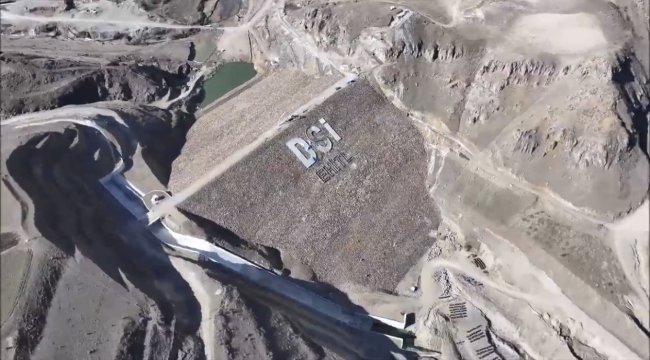 Narman Şehitler Barajı’nda su tutulmaya başlandı