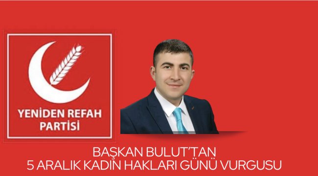 5 Aralık Dünya Kadınlar Günü Kutlu Olsun