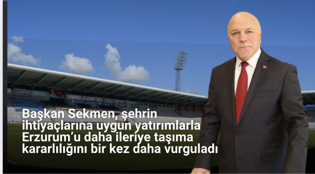 Sadece Bir Stadyum Değil, Şehrin Geleceğine Yatırım