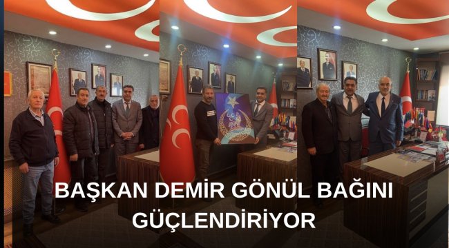MHP Yakutiye İlçe Başkanlığı&#039;na Ziyaretler Devam Ediyor