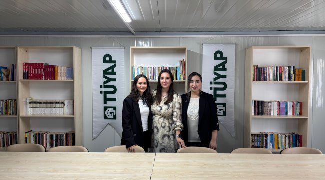 Tüyap, Kahramanmaraş’ta Öğrenciler için Kütüphane Kurdu