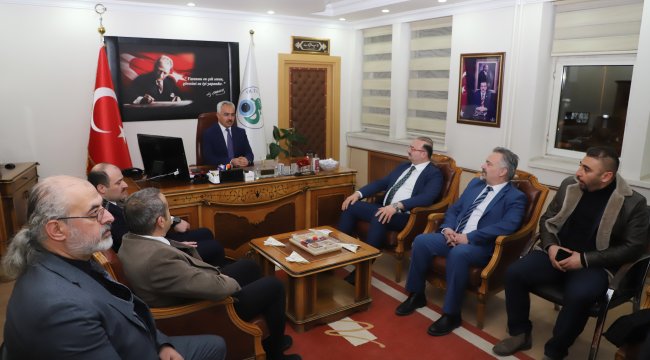 Rektör Hacımüftüoğlu İlçe Ziyaretlerine Devam Ediyor