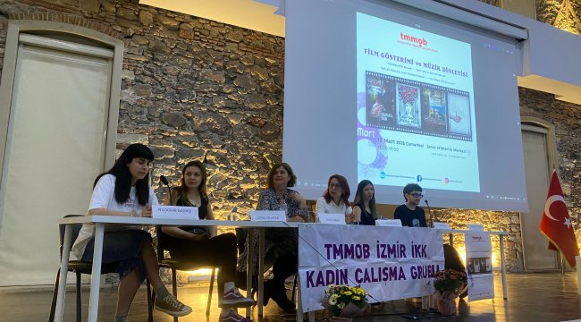 TMMOB İzmir İKK Kadın Çalışma Grubu 8 Mart Etkinliği Gerçekleşti