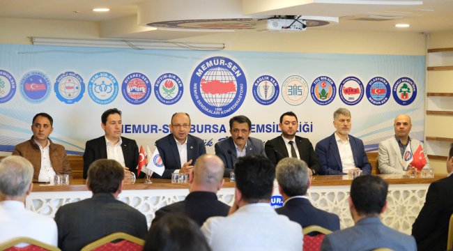 Bursa&#039;da, Memur-Sen Ailesi Bayramlaştı