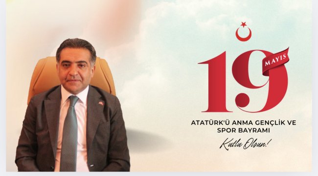 Başkan Sinan Demir’den 19 Mayıs Mesajı: “Cumhuriyetimizin Yılmaz Bekçileri Türk Gençliğidir“