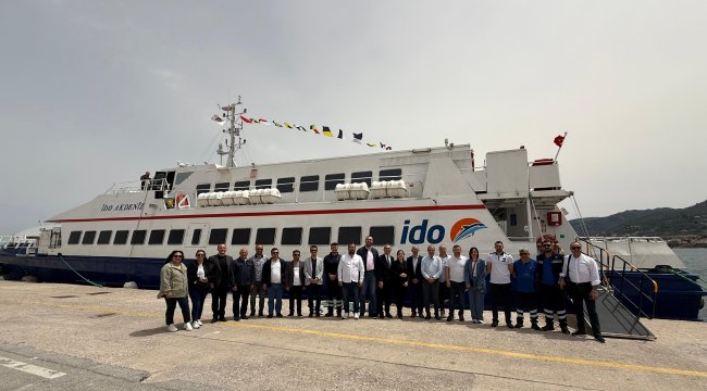 İDO, Midilli&#039;ye ilk yolcularını taşıdı