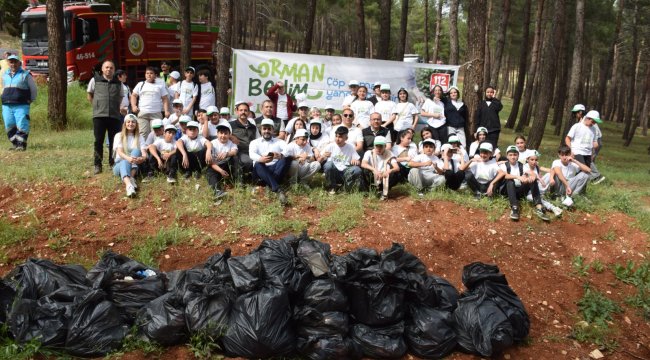 &quot;Orman Benim&quot; kampanyasında 360 ton atık toplandı