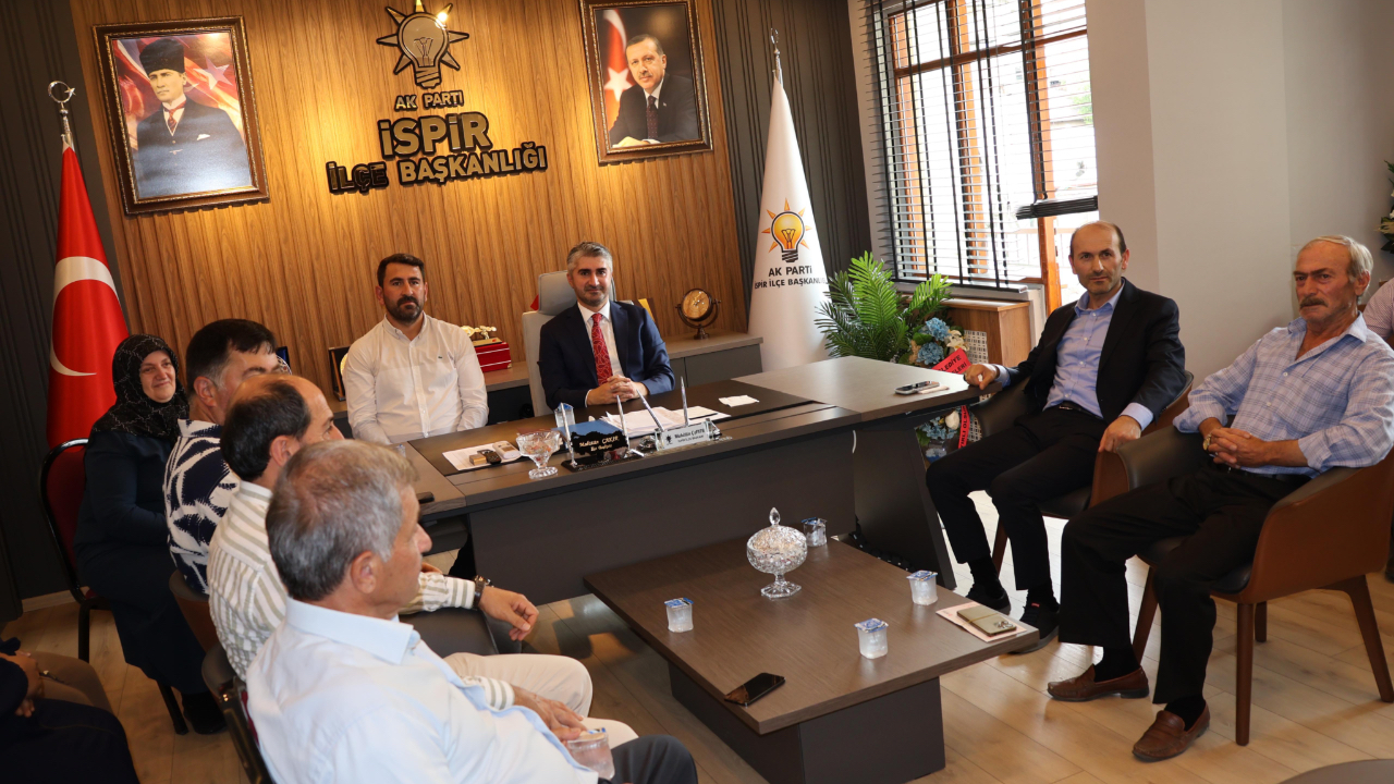 ASH Bakan Yardımcısı Tarıkdaroğlu’ndan İspir’e Sosyal Hizmet Odaklı Ziyaret