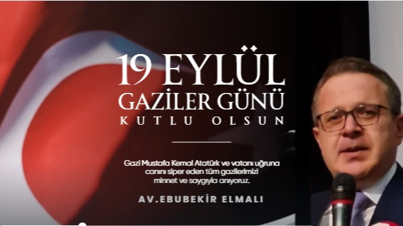 19 Eylül Gaziler Günü’nde Elmalı&#039;dan Anlamlı Mesaj