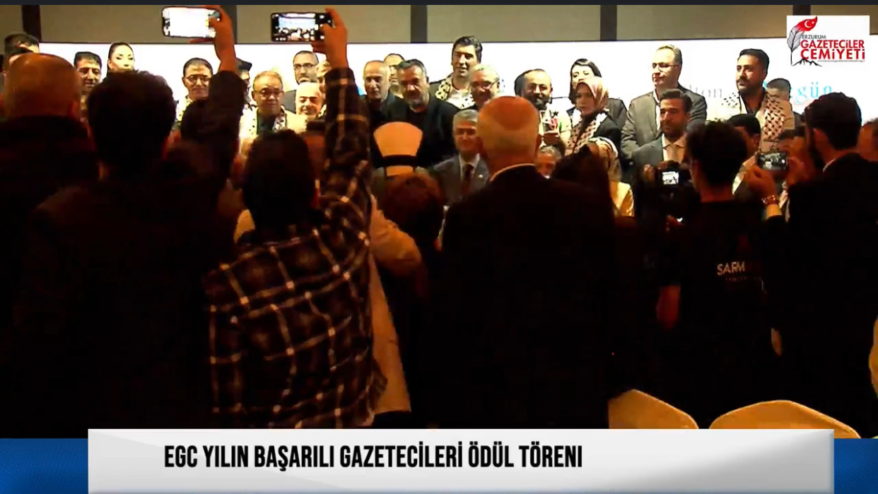 Erzurum Gazeteciler Cemiyeti’nden İlk “Başarılı Gazeteciler” Ödüllendirildi