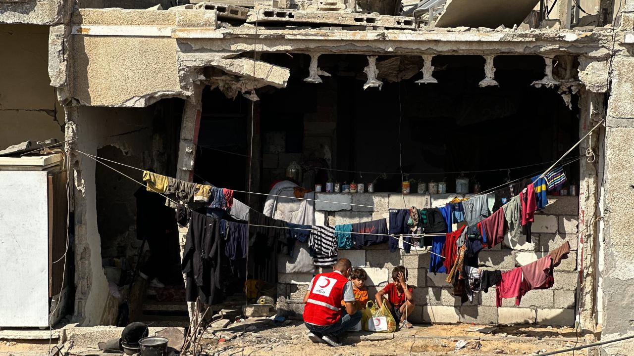 Türk Kızılay Gazze’de Gıda Yardımlarını Sürdürüyor