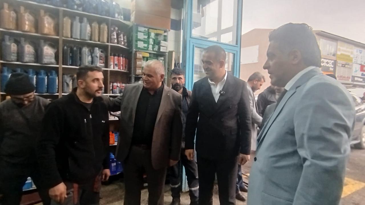 MHP Heyetinden Esnaf ve Oda Ziyaretleri