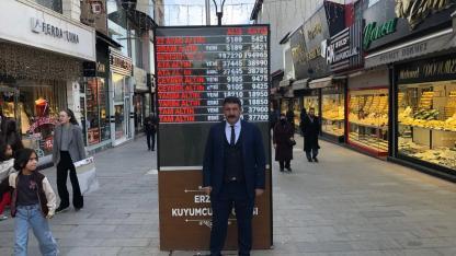 Erzurum Kuyumcular Odası Başkanı Özkan Koçak’tan Yeni Yıl Mesajı