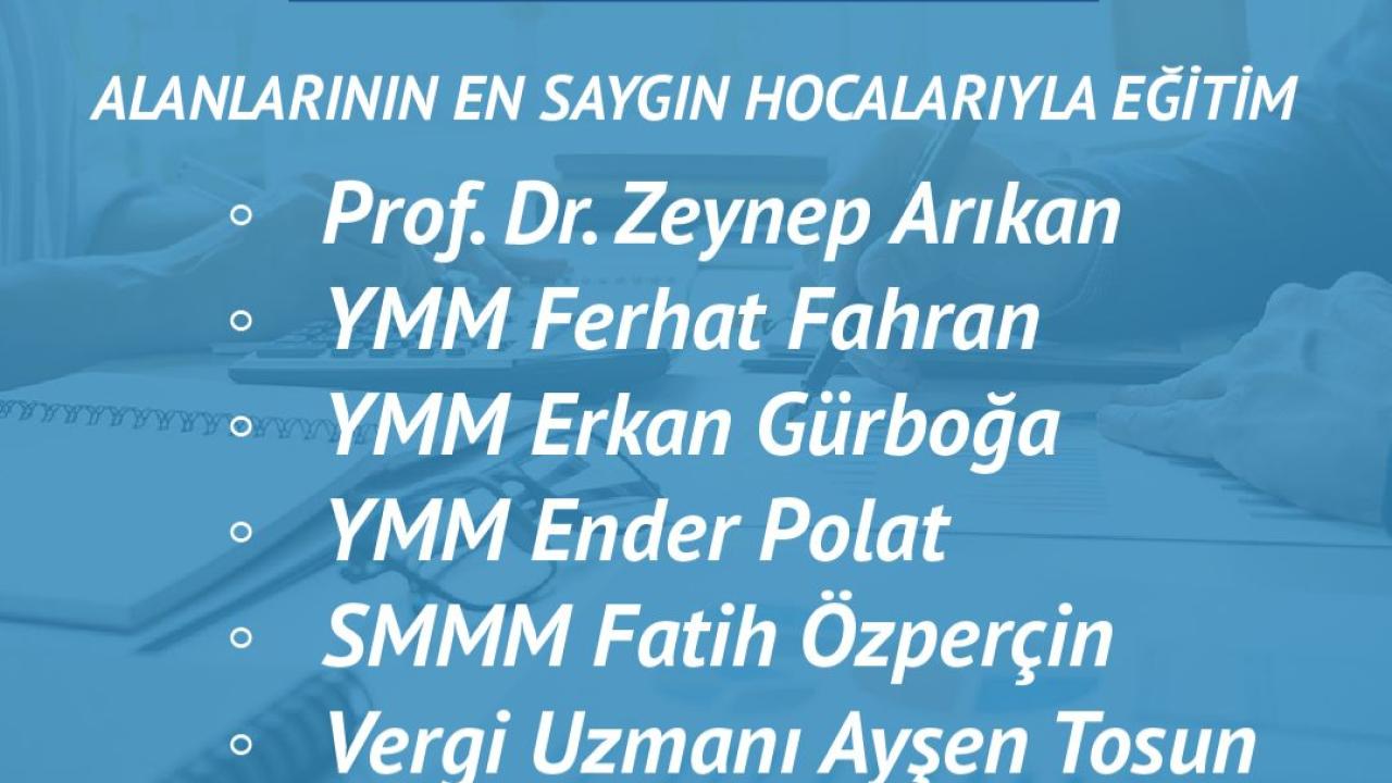 İzmir YMMO Vergi Eğitim Merkezi Eğitimlere Başlıyor İlk Eğitim 10 Aralık’ta