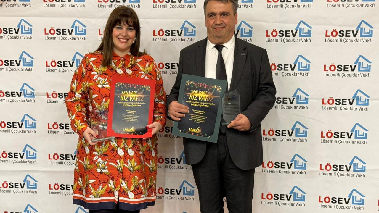 LÖSEV Yılın Basın Gönüllüsü Ödülü Murat Demircan’a verildi