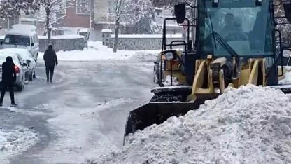 Palandöken’de Karla Mücadele Aralıksız Devam Ediyor