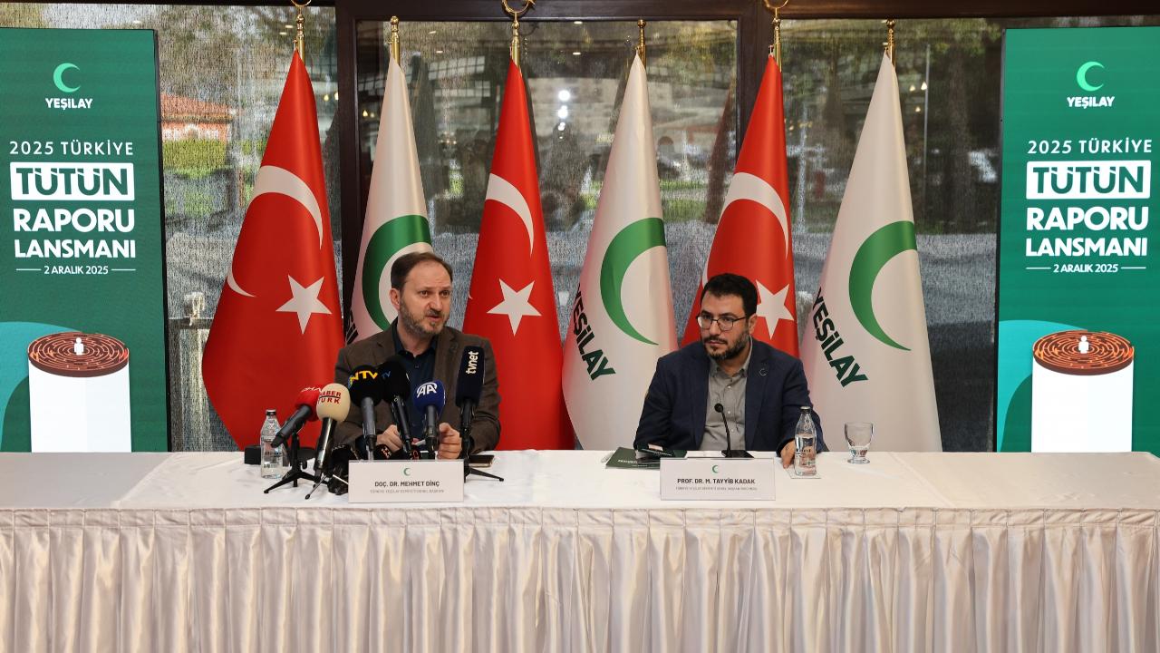 ‘Yeşilay Türkiye Tütün Raporu 2025’i kamuoyuyla paylaştı